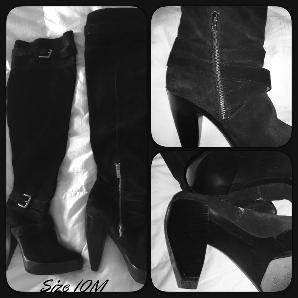 Michael Kors Zanzia Suede Over the Knee Boots